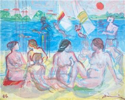 Description : L’ÉTÉ SUR LA PLAGE - Daniel Schinasi